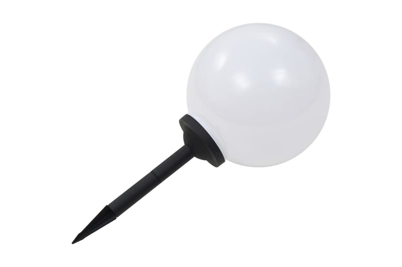Sollampa LED set 2 st sfäriska 30 cm RGB - Vit - Belysning - Utomhusbelysning - Solcellslampa & solcellsbelysning