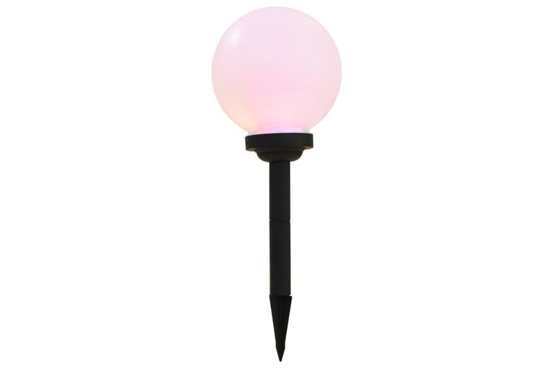 Sollampa LED set 3 st sfäriska 20 cm RGB - Vit - Belysning - Utomhusbelysning - Solcellslampa & solcellsbelysning