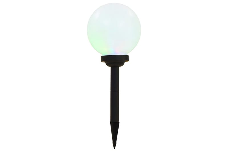 Sollampa LED set 3 st sfäriska 20 cm RGB - Vit - Belysning - Utomhusbelysning - Solcellslampa & solcellsbelysning