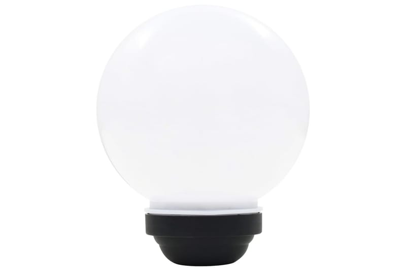 Sollampa LED set 4 st sfäriska 15 cm RGB - Vit - Belysning - Utomhusbelysning - Solcellslampa & solcellsbelysning