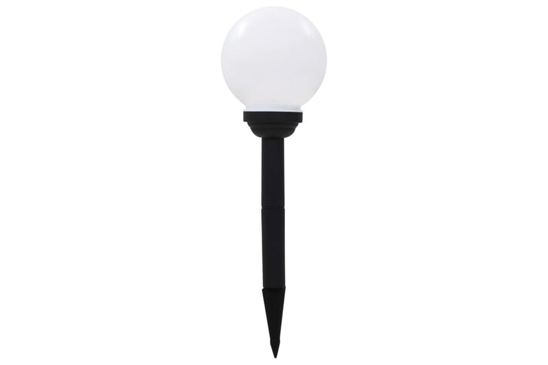 Sollampa LED set 4 st sfäriska 15 cm RGB - Vit - Belysning - Utomhusbelysning - Solcellslampa & solcellsbelysning