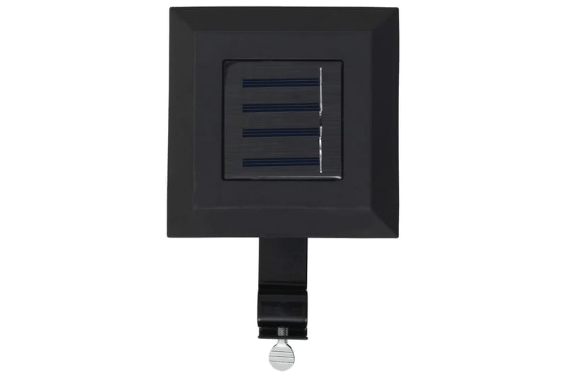 Sollampa LED set 6 st fyrkantig 12 cm svart - Svart - Belysning - Utomhusbelysning - Solcellslampa & solcellsbelysning