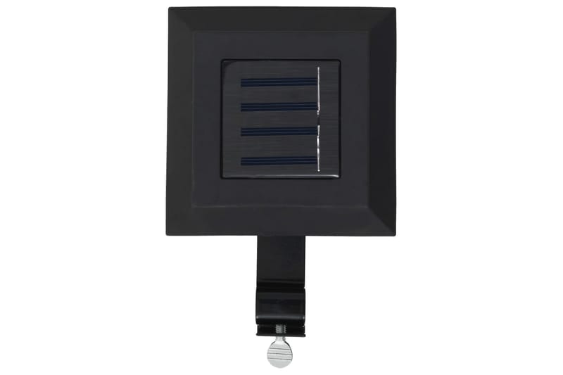 Sollampa LED set 6 st fyrkantig 12 cm svart - Svart - Solcellslampa & solcellsbelysning
