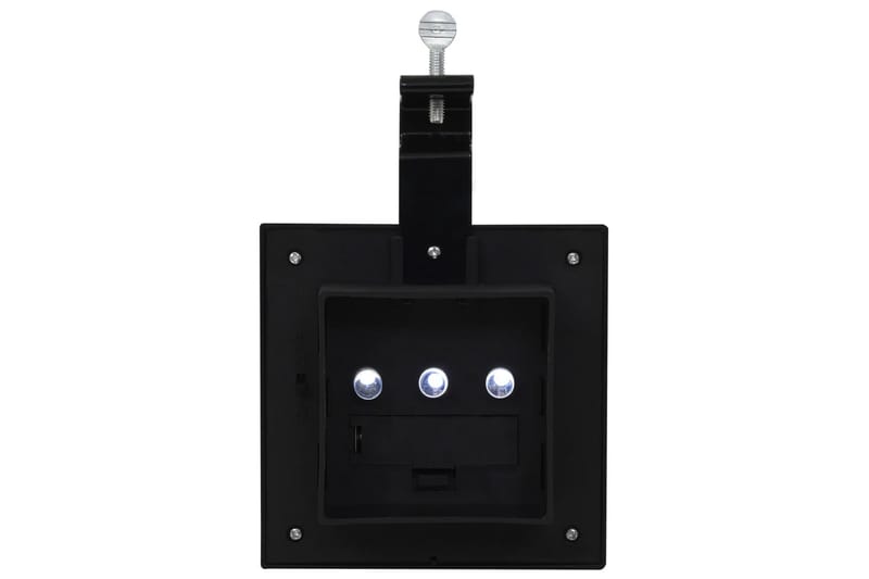 Sollampa LED set 6 st fyrkantig 12 cm svart - Svart - Belysning - Utomhusbelysning - Solcellslampa & solcellsbelysning