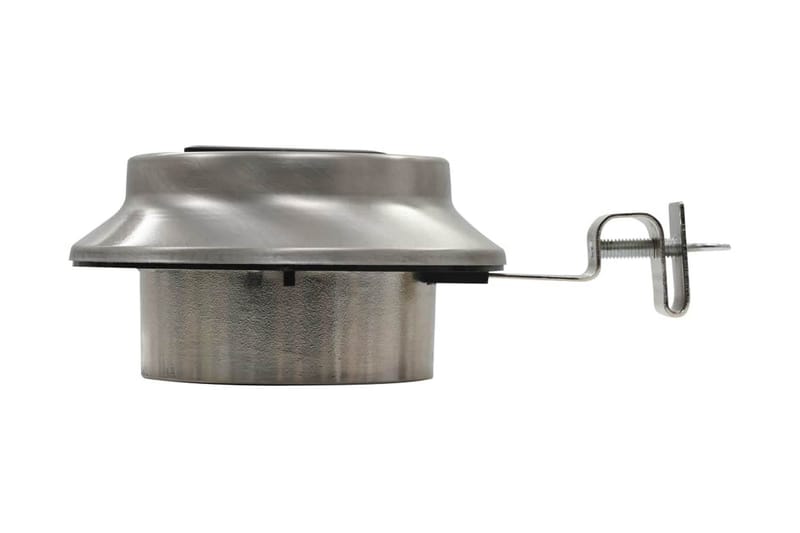 Sollampa LED set 6 st rund 12 cm vit - Silver - Belysning - Utomhusbelysning - Solcellslampa & solcellsbelysning