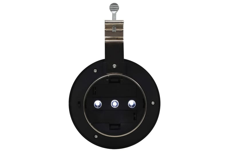 Sollampa LED set 6 st rund 12 cm vit - Silver - Belysning - Utomhusbelysning - Solcellslampa & solcellsbelysning