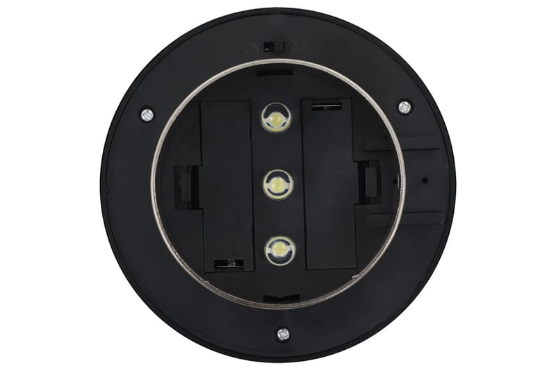 Sollampa LED set 6 st rund 12 cm vit - Silver - Belysning - Utomhusbelysning - Solcellslampa & solcellsbelysning