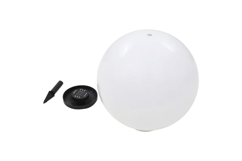 Sollampa LED sfärisk 50 cm RGB - Vit - Belysning - Utomhusbelysning - Solcellslampa & solcellsbelysning