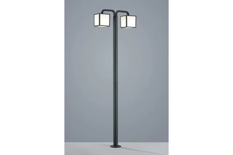 Cubango LED E27 2L Pollare 200 cm antracit, Antracit