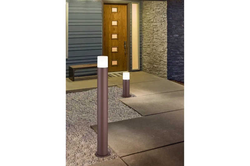 Hoosic Pollare 80 cm 1xE27 rustik - Rustik - Belysning - Utomhusbelysning - Stolplyktor & grindlyktor