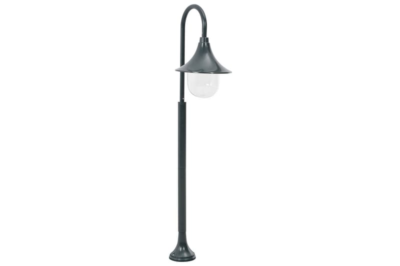 Lyktstolpe för trädgård E27 120 cm aluminium mörkgrön - Grön - Belysning - Utomhusbelysning - Stolplyktor & grindlyktor