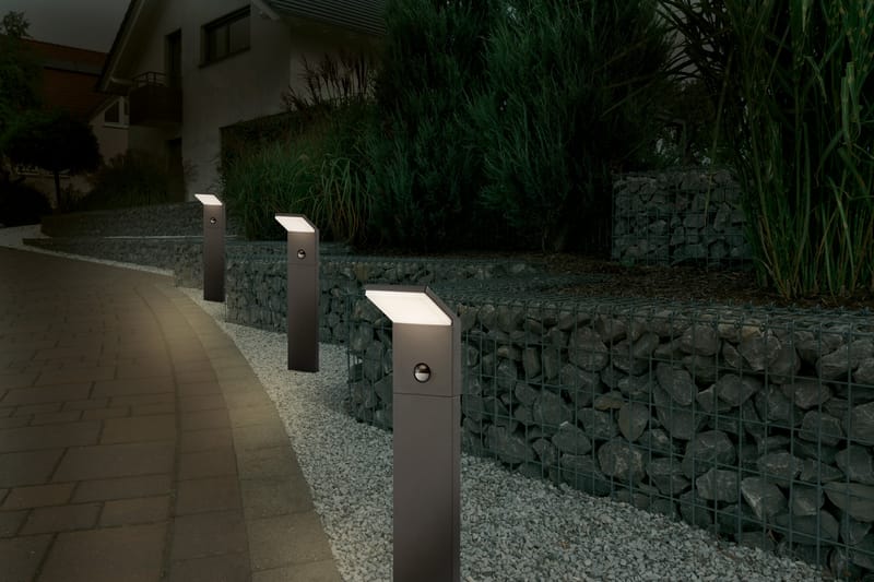 PEARL Lyktstolpe LED Vit - Antracit/Vit - Belysning - Utomhusbelysning - Stolplyktor & grindlyktor