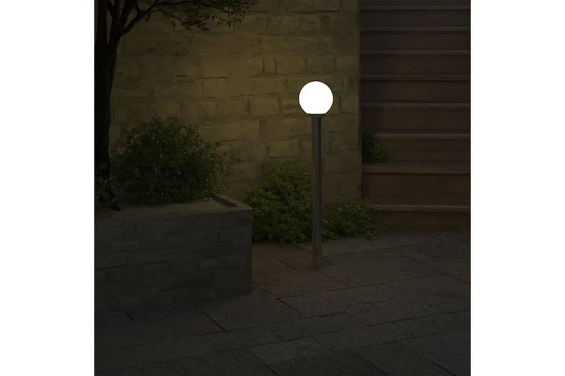 Trädgårdslampa 1 lampa 110 cm - Vit - Belysning - Utomhusbelysning - Stolplyktor & grindlyktor
