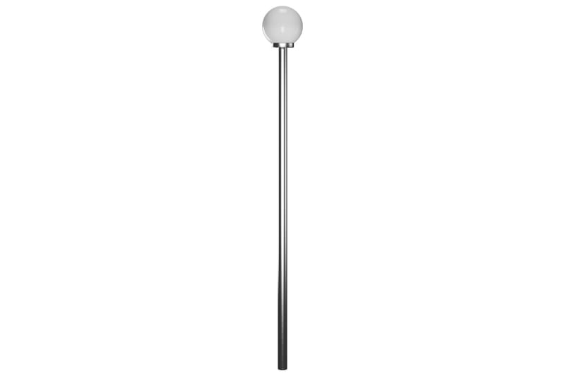 Trädgårdslampa 2 lampor 220 cm - Vit - Belysning - Utomhusbelysning - Stolplyktor & grindlyktor