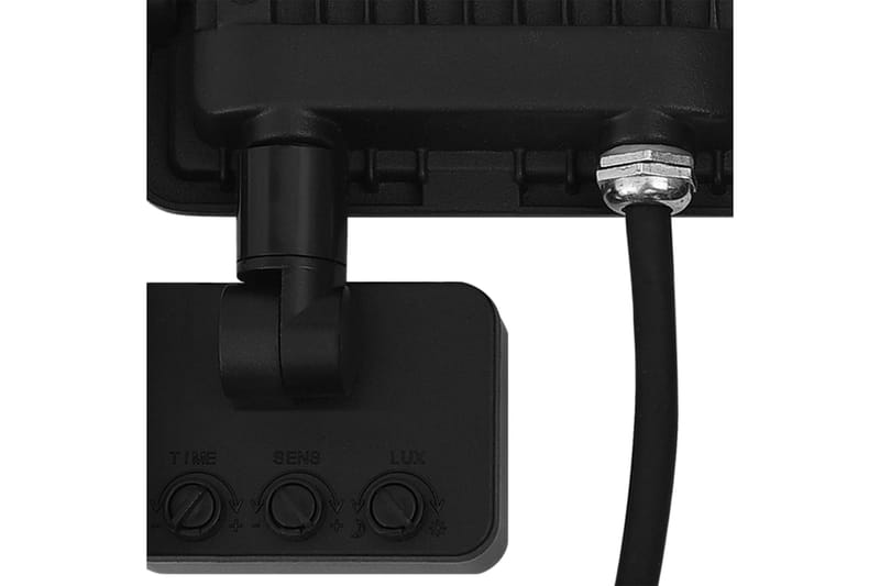 Strålkastare med sensor 20 W LED varmvit - Svart - Belysning - Utomhusbelysning - Strålkastare