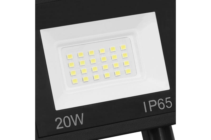 Strålkastare med sensor 20 W LED varmvit - Svart - Belysning - Utomhusbelysning - Strålkastare