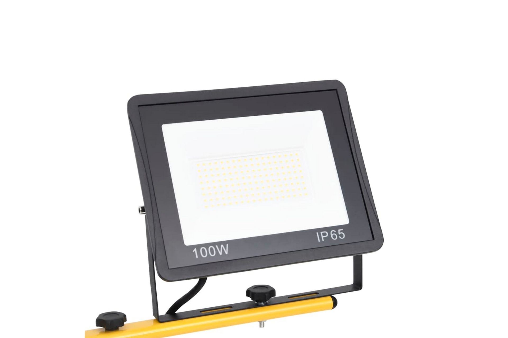 Strålkastare med stativ 2x100 W LED kallvit - Svart - Belysning - Utomhusbelysning - Strålkastare
