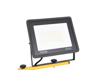 Strålkastare med stativ 2x100 W LED kallvit - Svart - Belysning - Utomhusbelysning - Strålkastare