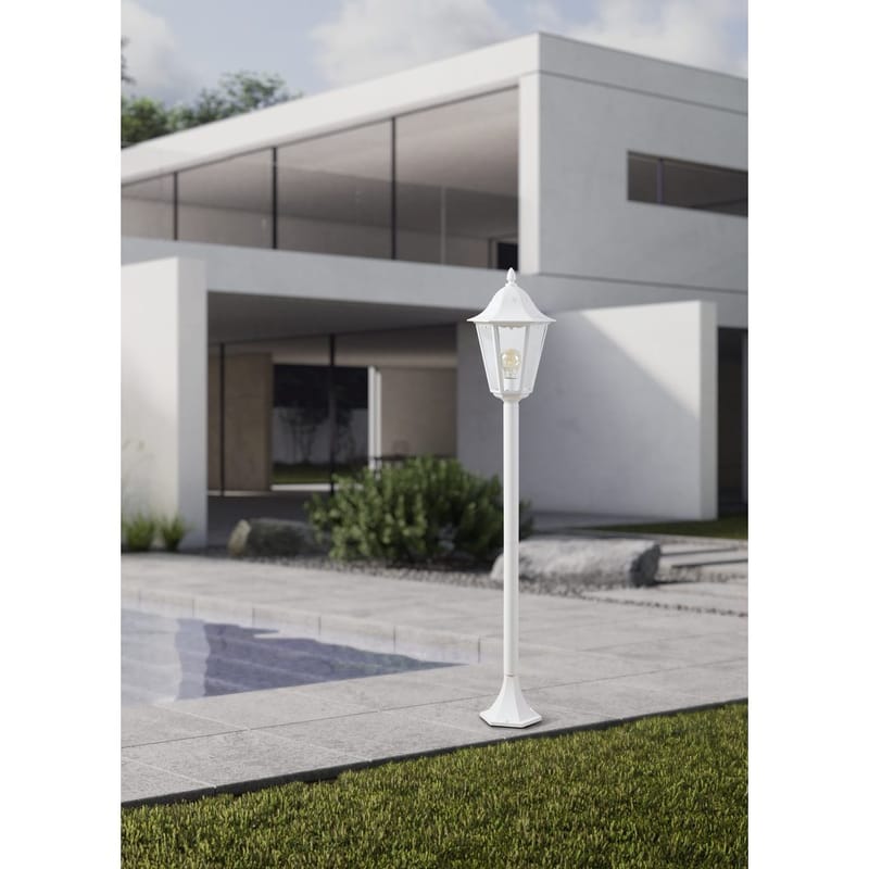 Trädgårdslykta Navedo - Vit, 1200 mm - Belysning - Utomhusbelysning - Stolplyktor & grindlyktor
