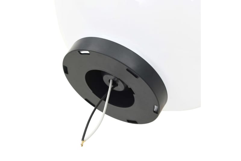 Globlampa LED set 2 st sfäriska 30 cm PMMA - Vit - Utomhusbelysning LED - Utelampa - Balkongbelysning