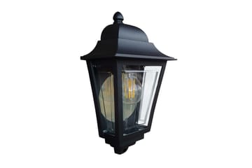 Utomhusvägglampa Elstead Lighting Deco Lane Svart