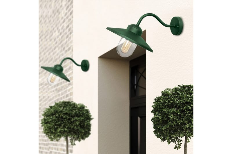 Utomhusvägglampa Elstead Lighting Klampenborg Grangrön - Grangrön - Belysning - Utomhusbelysning - Fasadbelysning