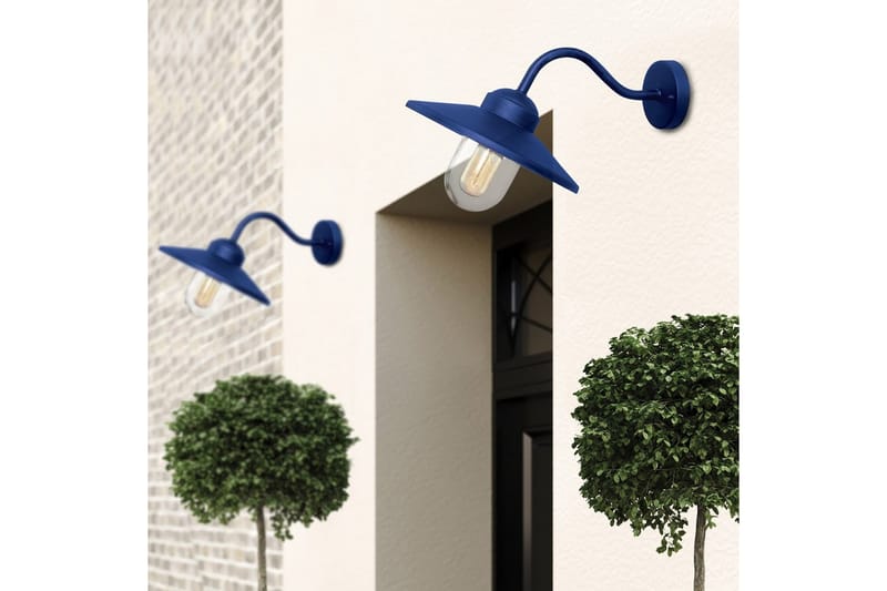 Utomhusvägglampa Elstead Lighting Klampenborg Marinblå - Marinblå - Belysning - Utomhusbelysning - Fasadbelysning