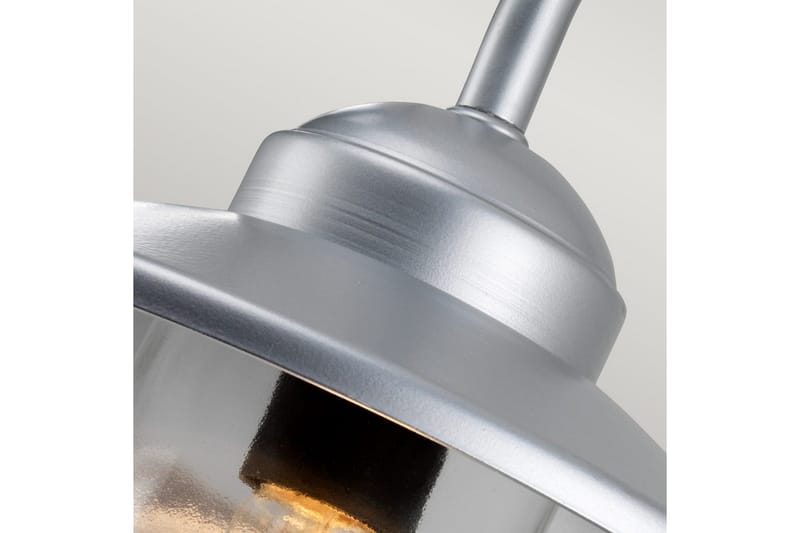 Utomhusvägglampa Elstead Lighting Klampenborg Silver - Silver - Belysning - Utomhusbelysning - Fasadbelysning