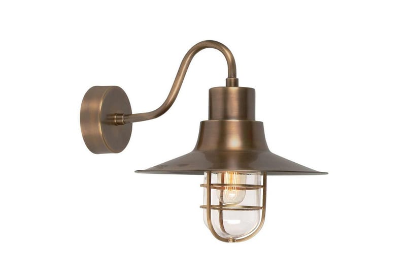 Utomhusvägglampa Elstead Lighting Sheldon Åldrad mässing - Åldrad mässing - Belysning - Utomhusbelysning - Fasadbelysning