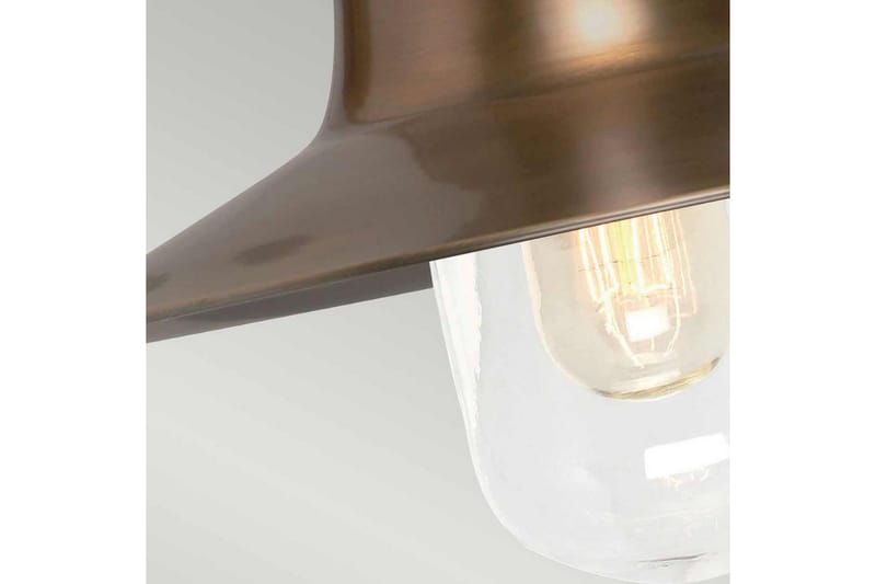 Utomhusvägglampa Elstead Lighting Sheldon Åldrad mässing - Åldrad mässing - Belysning - Utomhusbelysning - Fasadbelysning
