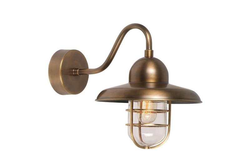 Utomhusvägglampa Elstead Lighting Somerton Åldrad mässing - Åldrad mässing - Belysning - Utomhusbelysning - Fasadbelysning