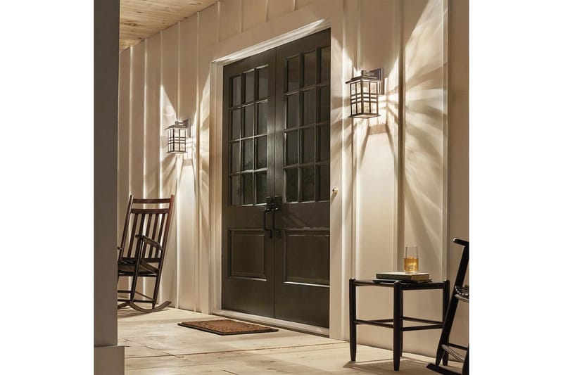 Utomhusvägglampa Kichler Beacon Square 165x302x190 mm - 165x302x190 mm - Belysning - Utomhusbelysning - Fasadbelysning