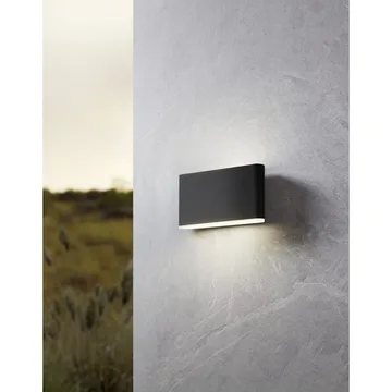 Utvändig vägglampa Grutti - Antracit - Belysning - Utomhusbelysning - Fasadbelysning