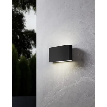 Utvändig vägglampa Grutti - Antracit - Belysning - Utomhusbelysning - Fasadbelysning