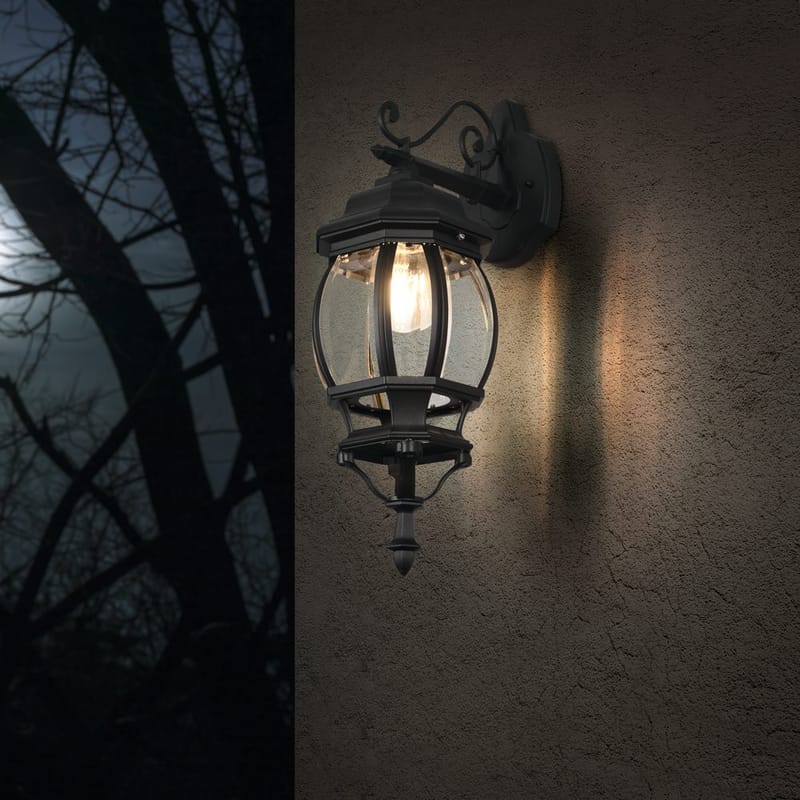 Vägglampa Elvo - Lykta nedanför - Belysning - Utomhusbelysning - Fasadbelysning