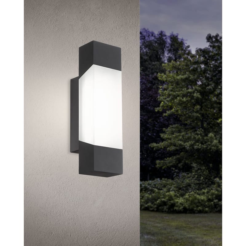 Vägglampa Gorzano - Antracit - Belysning - Utomhusbelysning - Fasadbelysning