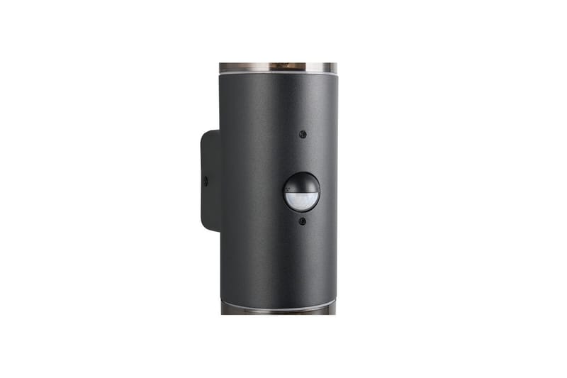 Vägglampa Hoosic - 2 lampor, Mattsvart, Med rörelsesensor - Belysning - Utomhusbelysning - Fasadbelysning