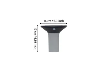 Vägglampa Utebelysning Eglo Corbezzola med Sensor - Antracit/Vit - Belysning - Utomhusbelysning - Solcellslampa & solcellsbelysning