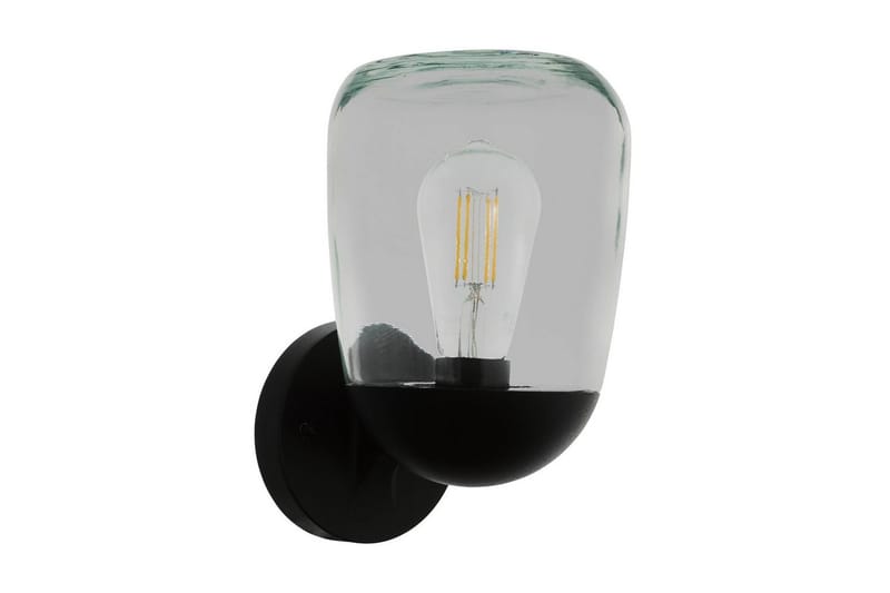 Vägglampa Utebelysning Eglo Donatori, Svart