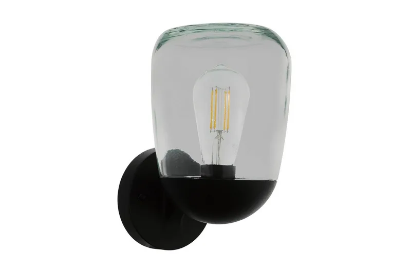 Vägglampa Utebelysning Eglo Donatori, Svart