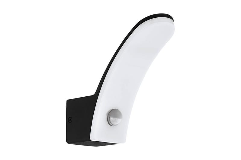 Vägglampa Utebelysning Eglo Fiumicino med Sensor, Svart