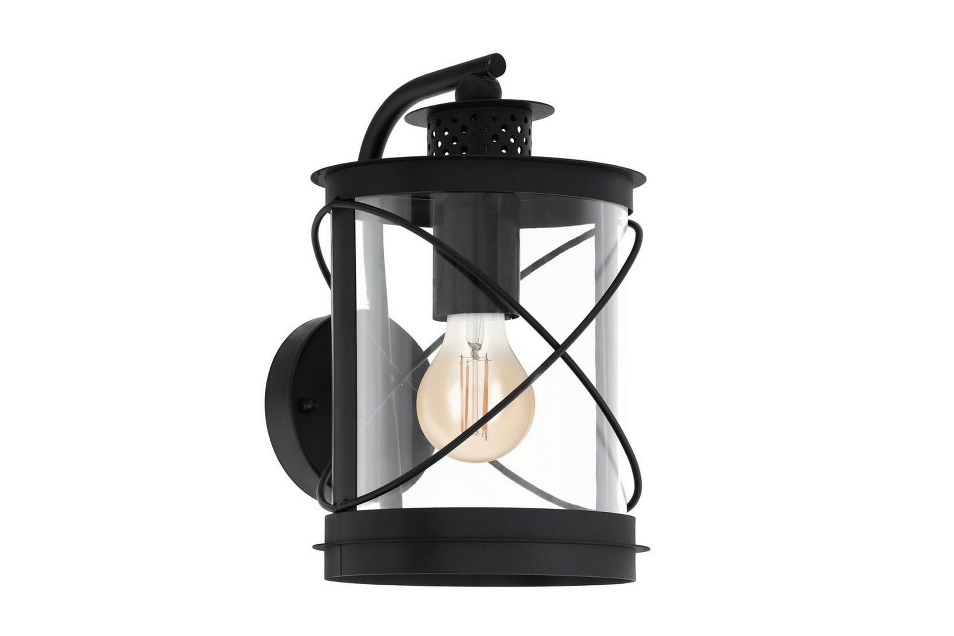 Vägglampa Utebelysning Eglo Hilburn - Svart