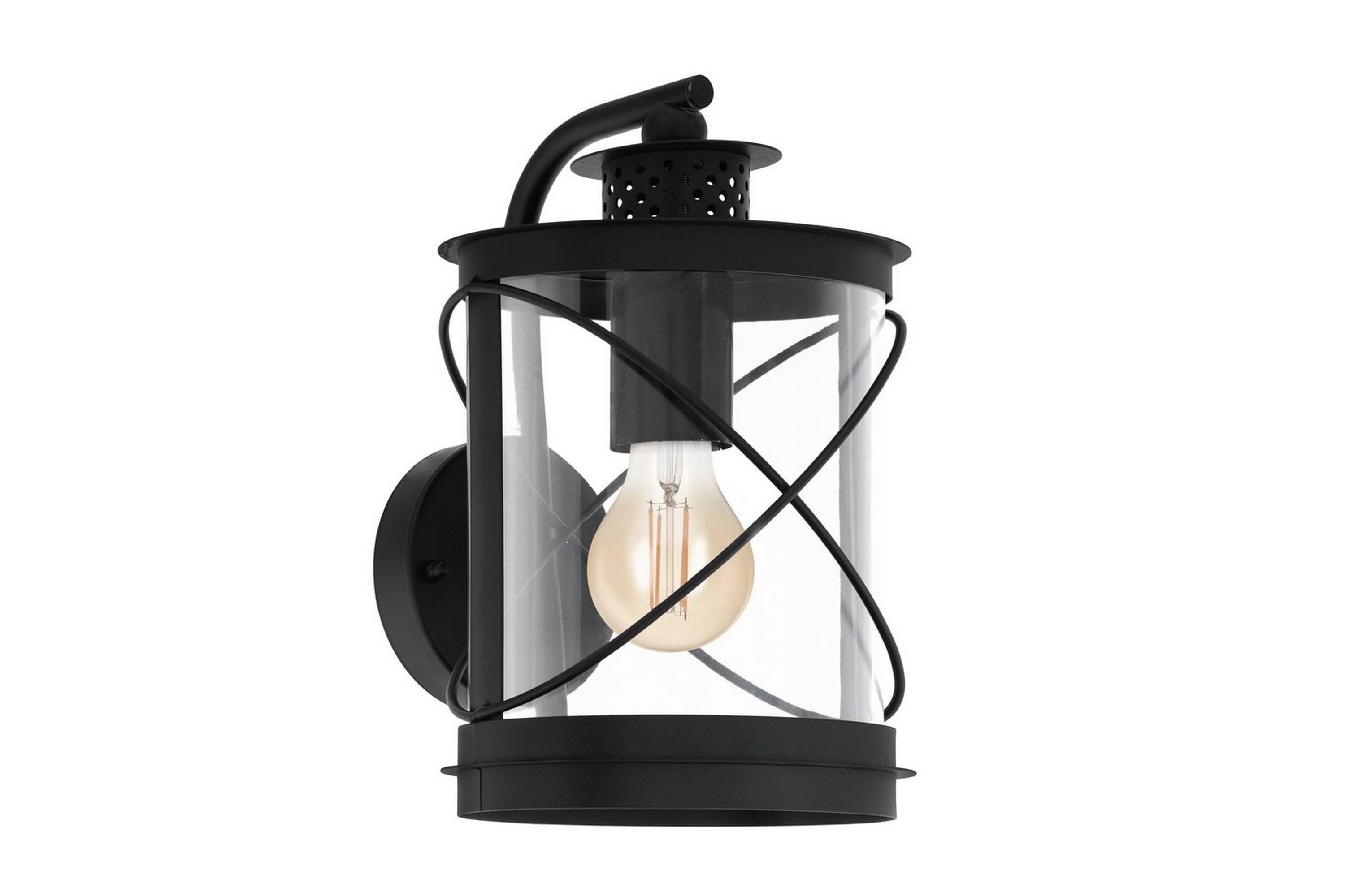 Vägglampa Utebelysning Eglo Hilburn - Svart