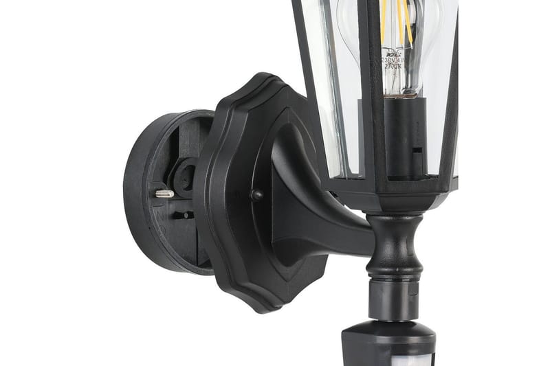 Vägglampa Utebelysning Eglo Laterna 4 med Sensor - Svart - Belysning - Utomhusbelysning - Fasadbelysning