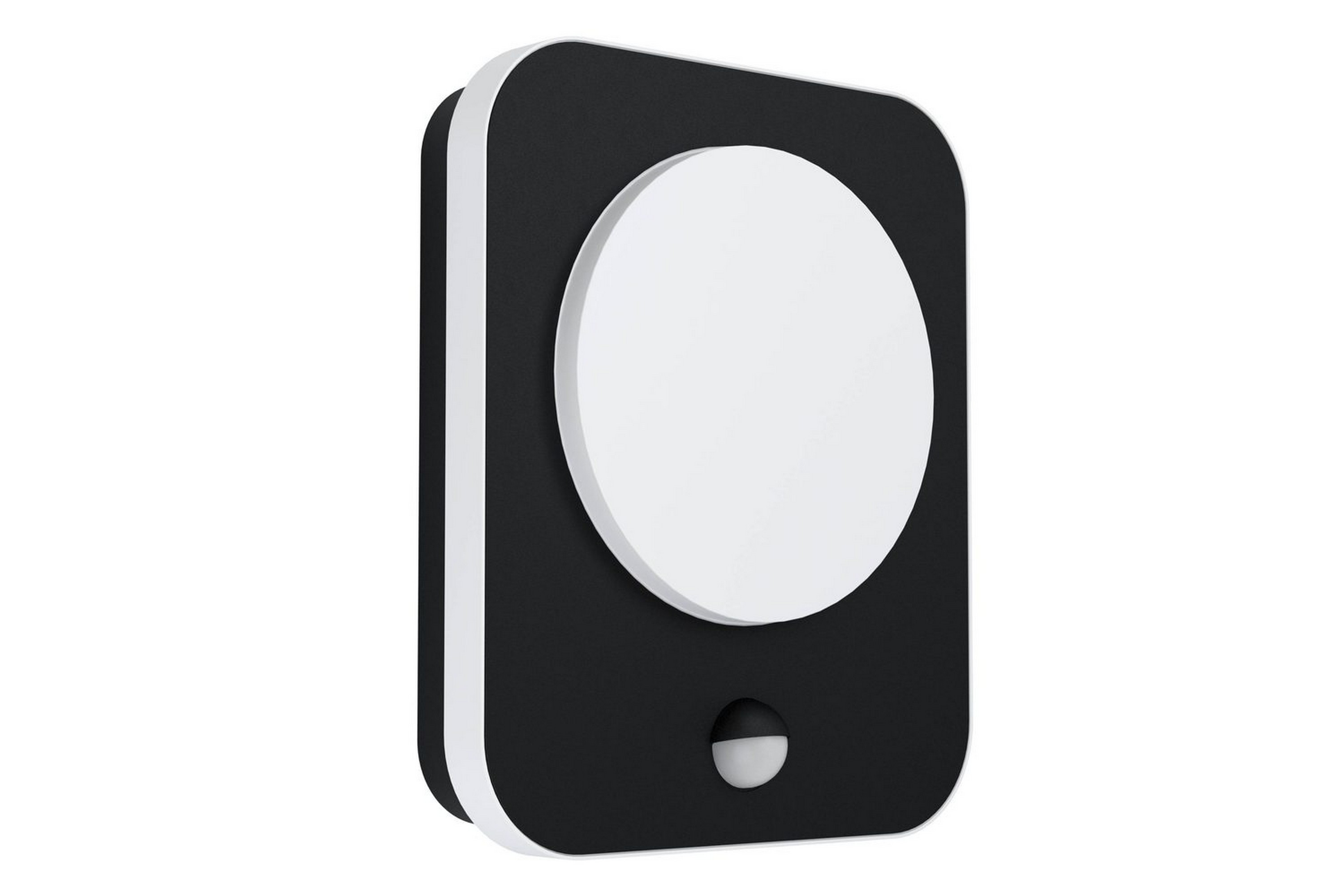 Vägglampa Utebelysning Eglo Madriz med Sensor - Svart/Vit