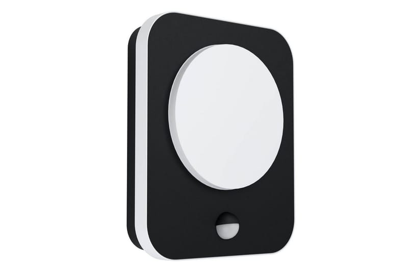Vägglampa Utebelysning Eglo Madriz med Sensor, Svart/Vit