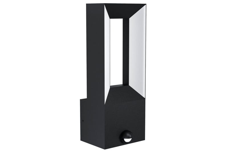 Vägglampa Utebelysning Eglo Riforano med Sensor, Svart