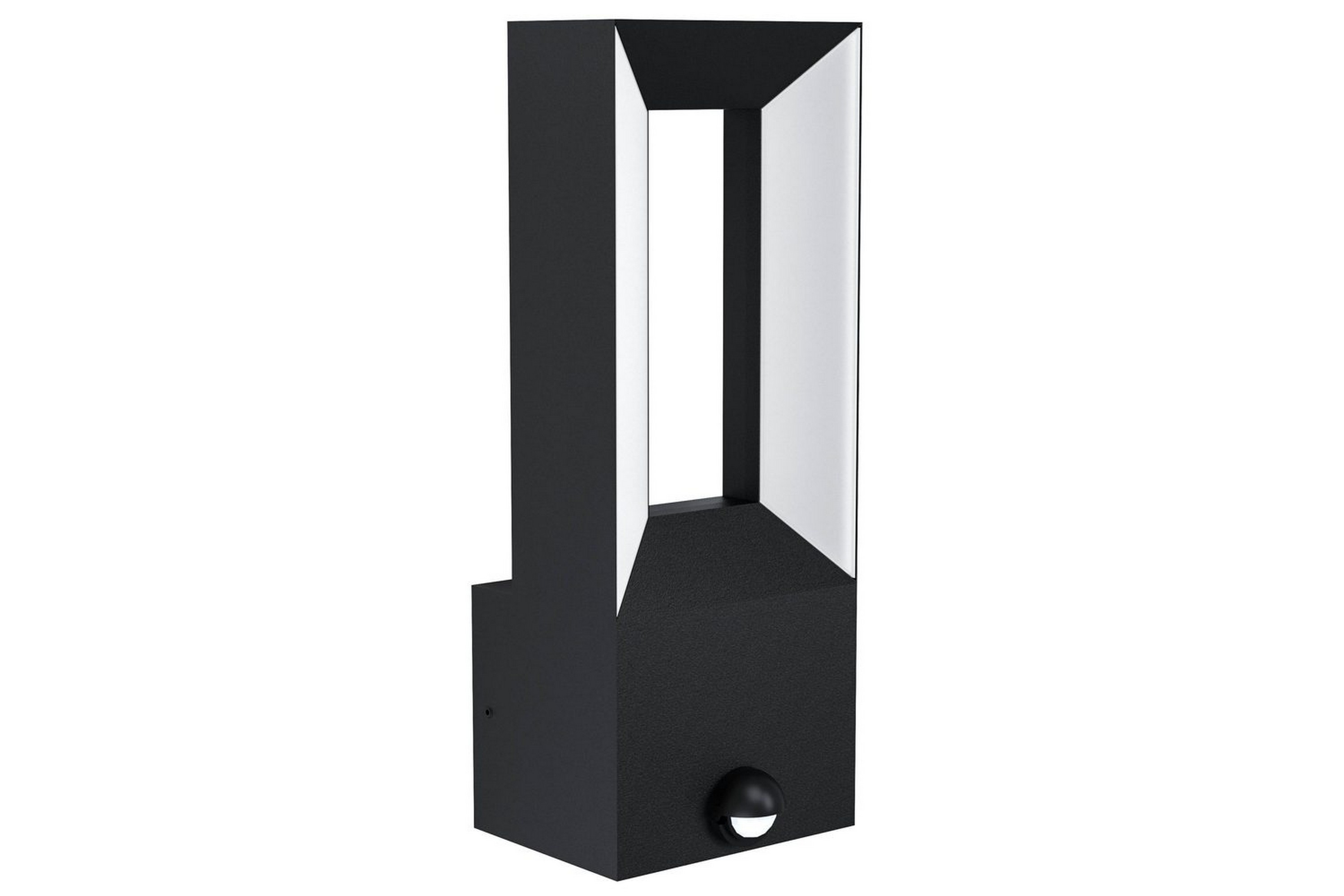 Vägglampa Utebelysning Eglo Riforano med Sensor - Svart