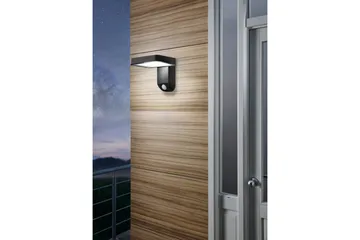 Vägglampa Utebelysning Eglo Pation med Sensor - Svart - Belysning - Utomhusbelysning - Solcellslampa & solcellsbelysning