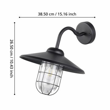 Vägglampa Utebelysning Melgoa - 30 cm - Belysning - Utomhusbelysning - Fasadbelysning